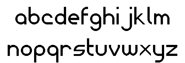 Motorik NBP Font LOWERCASE