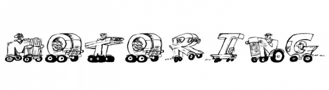Motoring  免费字体下载
