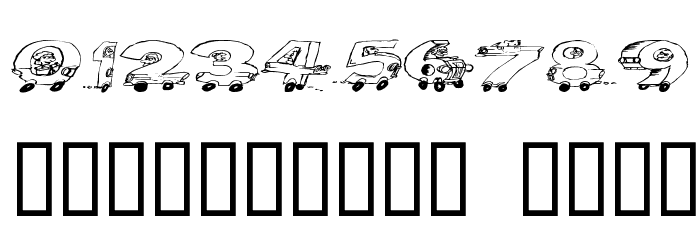 Motoring Font OTHER CHARS