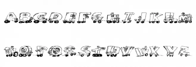 Motoring 字体 大写