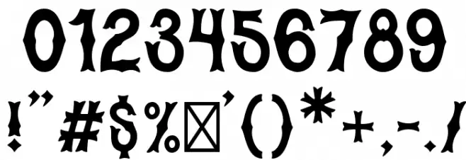 Motorista-Regular Font OTHER CHARS