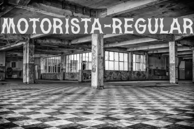 Motorista-Regular Font examples