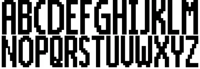 Motorola ScreenType フォント 大文字