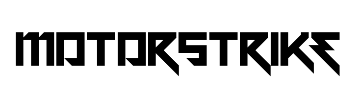 Motorstrike Font
