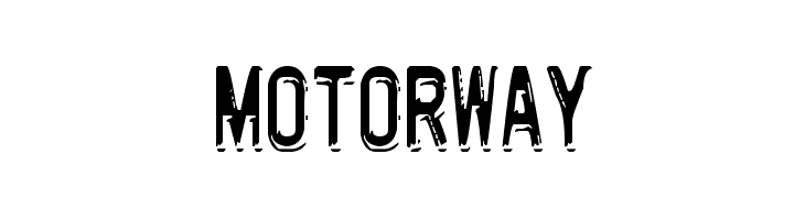 Motorway Font