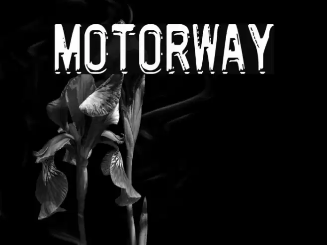 Motorway Font examples