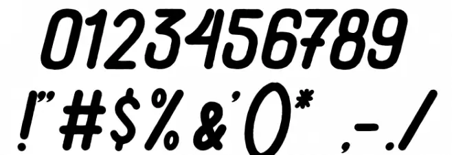 Motowerks Font OTHER CHARS