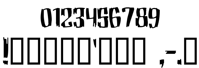 Motrhead Grotesk Font OTHER CHARS