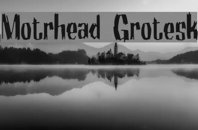 Motrhead Grotesk Font examples