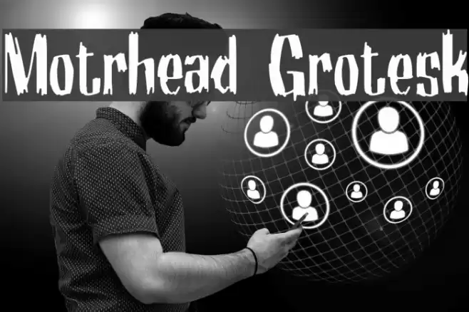 Motrhead Grotesk Font examples