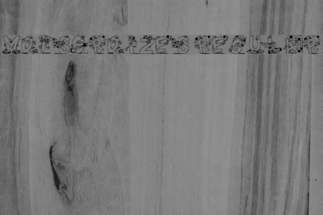 Motscroizes Regular Font examples