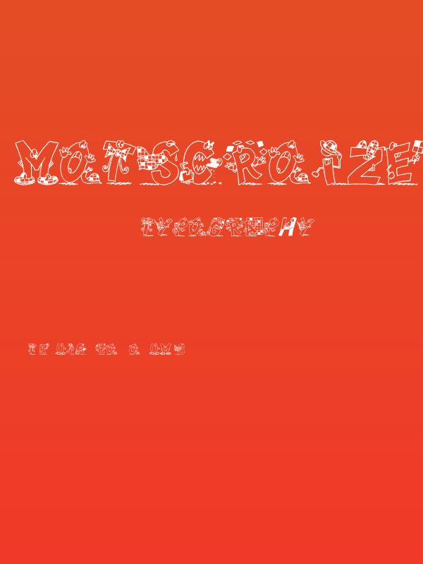 Motscroizes Regular Poster