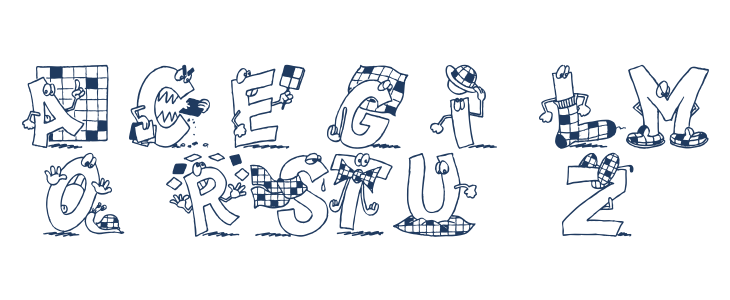 Motscroizes Regular Lowercase