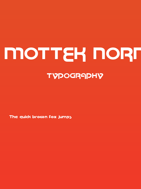 Mottek Normal Poster