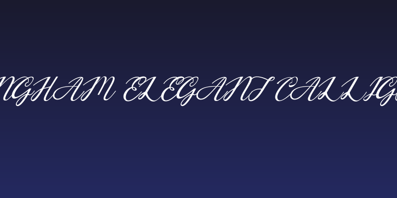 Mottingham Elegant Calligraphy Social Header