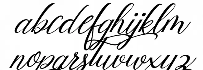 Mottingham Elegant Calligraphy Шрифта строчной