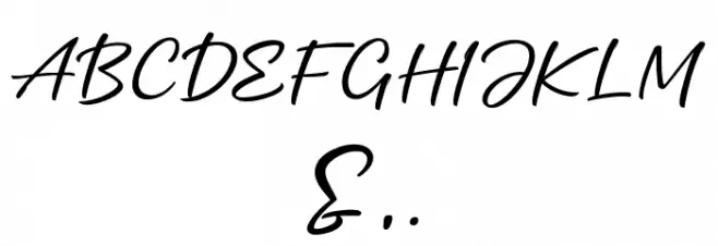 Mottingham Script Regular Font OTHER CHARS