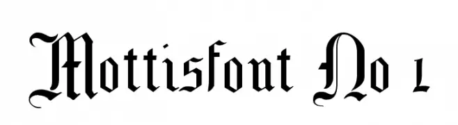 Mottisfont No 1  تنزيل الخطوط