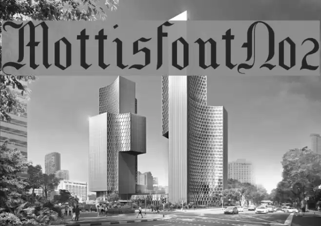 MottisfontNo2 Font examples