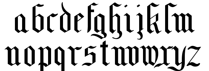 MottisfontNo2 Font LOWERCASE