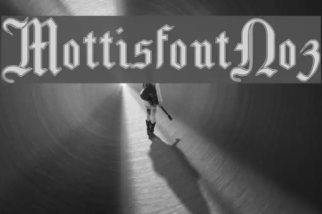 MottisfontNo3 Font examples