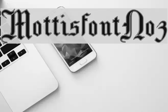 MottisfontNo3 Font examples