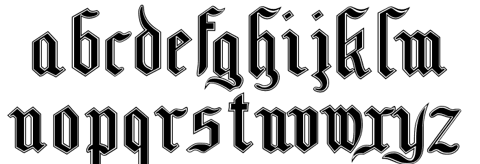 MottisfontNo3 Font LOWERCASE