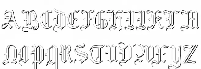 MottisfontNo4 フォント 大文字