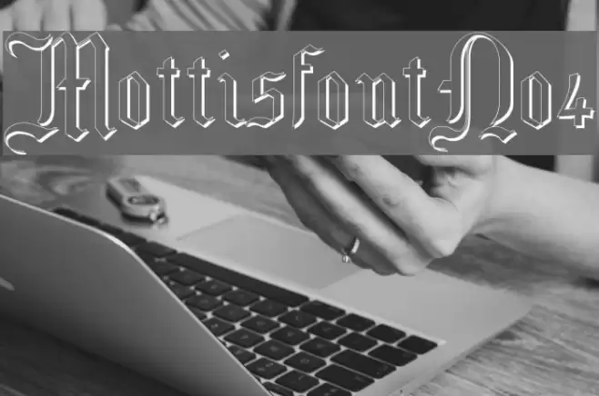 MottisfontNo4 Font examples
