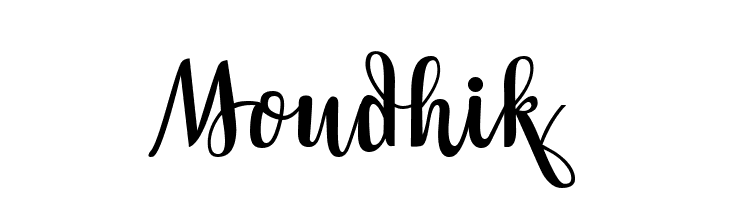 Moudhik  font caratteri gratis