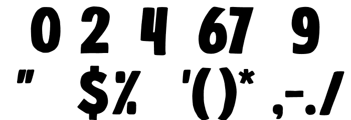 Moudy Font OTHER CHARS