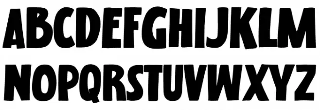 Moudy Schriftart Groß