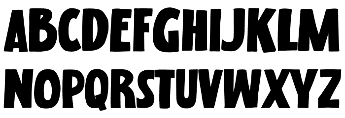 Moudy Font LOWERCASE