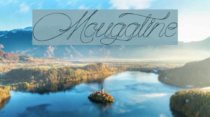 Mougatine Font examples