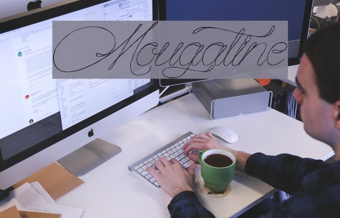 Mougatine Font examples
