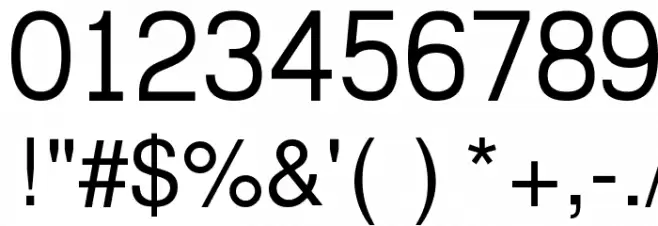 Moul Font OTHER CHARS