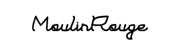 Moulin Rouge  font caratteri gratis