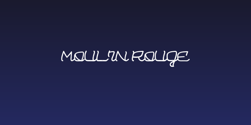 Moulin Rouge Social Header