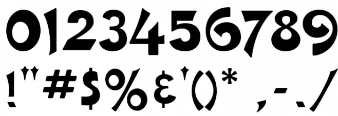 MoulinRougeFLF Font OTHER CHARS