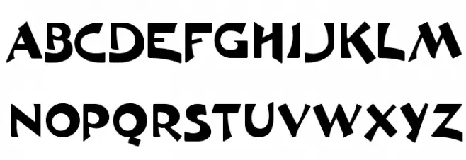 MoulinRougeFLF 字体 大写