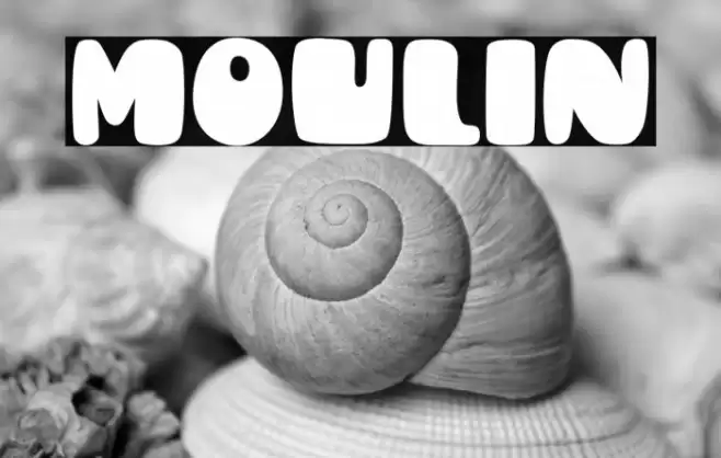 Moulin Font examples