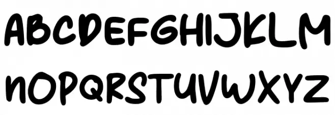 Mouly Caratteri MAIUSCOLE