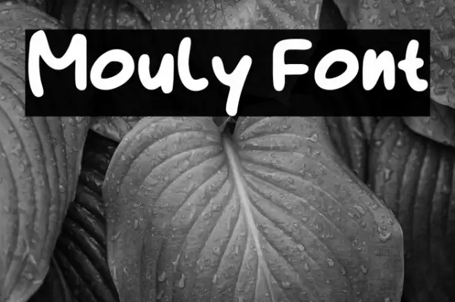 Mouly Caratteri examples