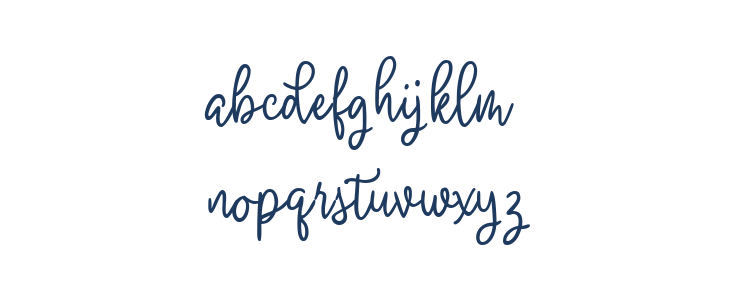 Mounhal Regular Lowercase