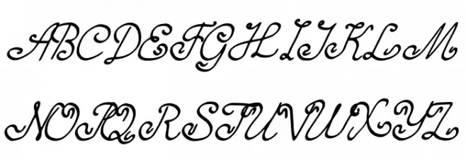 Mounlee 字体 大写