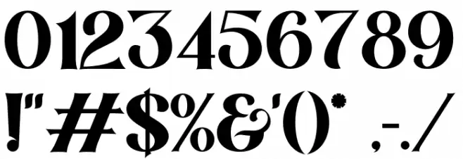 Mount Hills Font OTHER CHARS