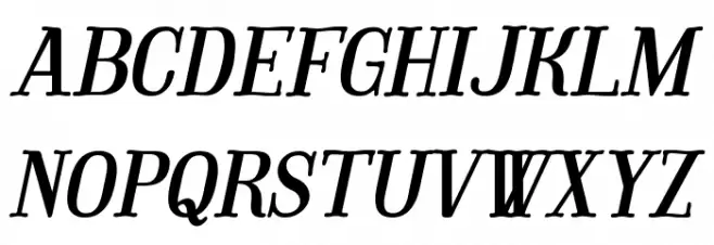 Mount Italic PERSONAL USE ONLY Schriftart Groß