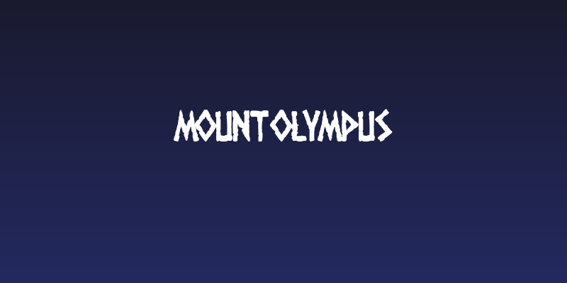 Mount Olympus Social Header