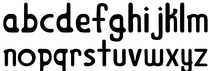 Mount Retro Regular Font LOWERCASE