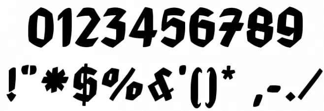 MountFirtree Font OTHER CHARS